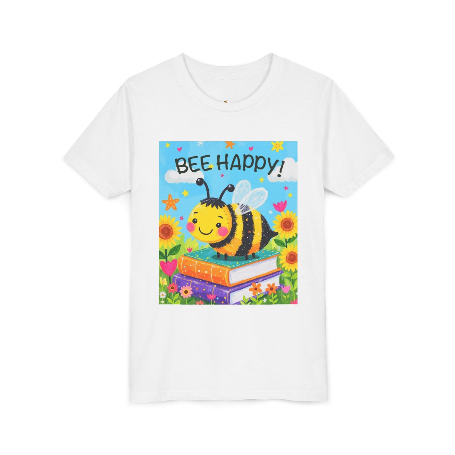 BH110 “Bee Happy” (Youth Short Sleeve Tee)