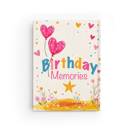 Birthday Memories Journal  (Blank pages)