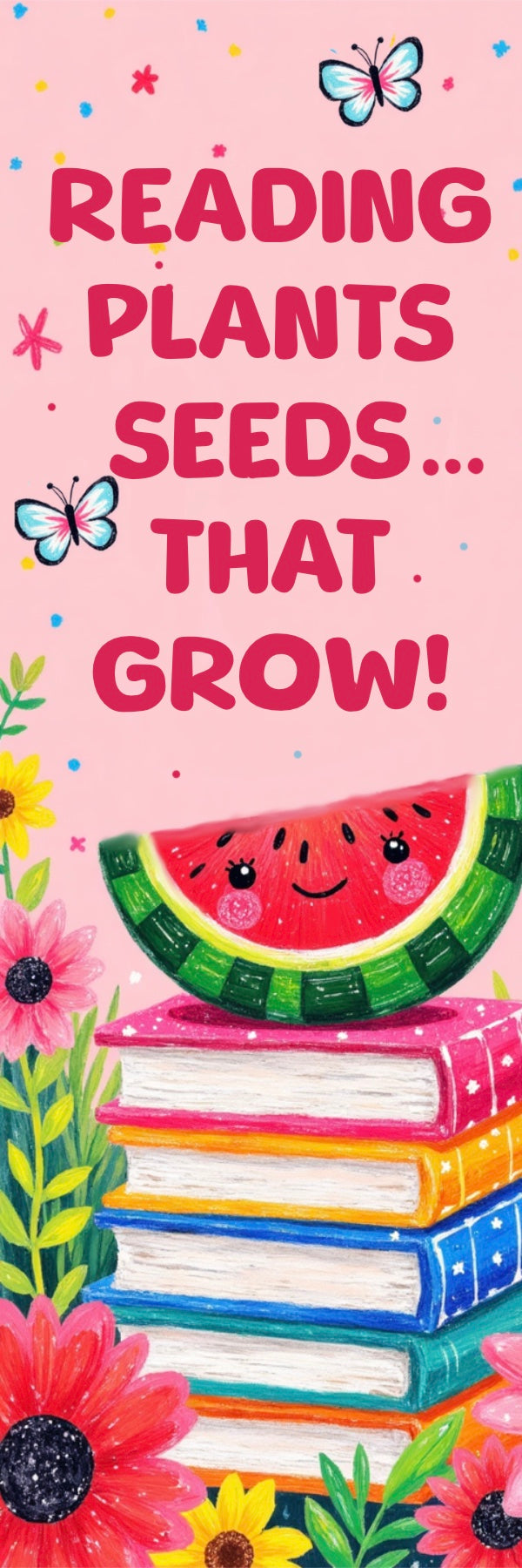 Watermelon Seeds (SET OF THREE BOOKMARKS)