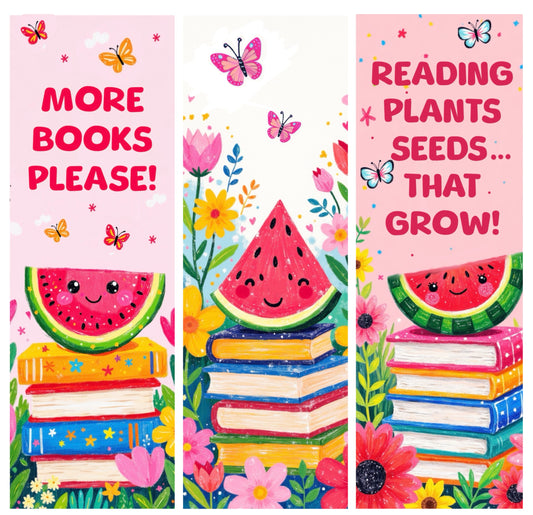 Watermelon Seeds (SET OF THREE BOOKMARKS)