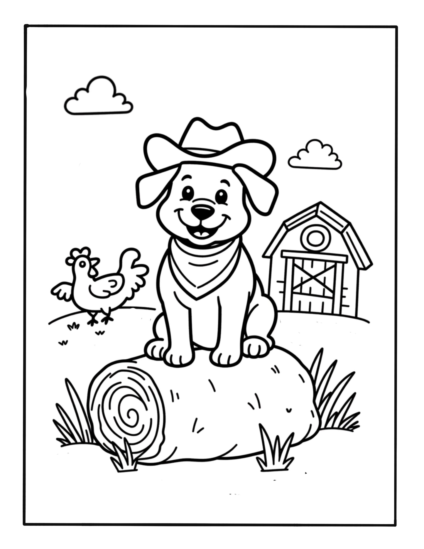 Western Fun: Coloring Book