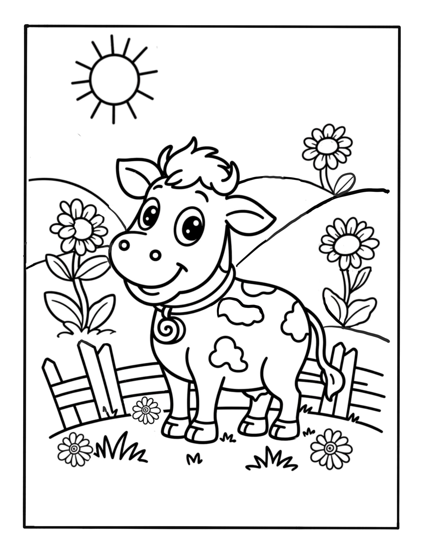 Farm Fun: Coloring Book