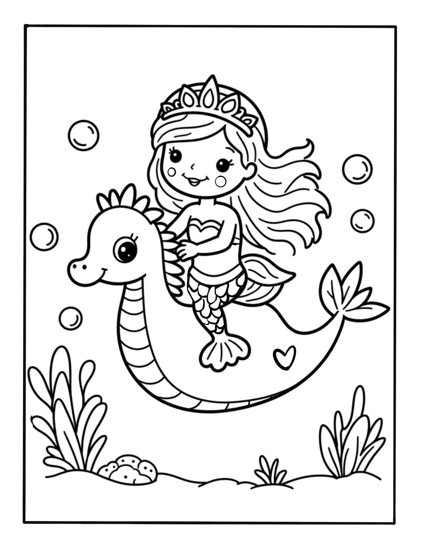 Ocean Fun: Coloring Book