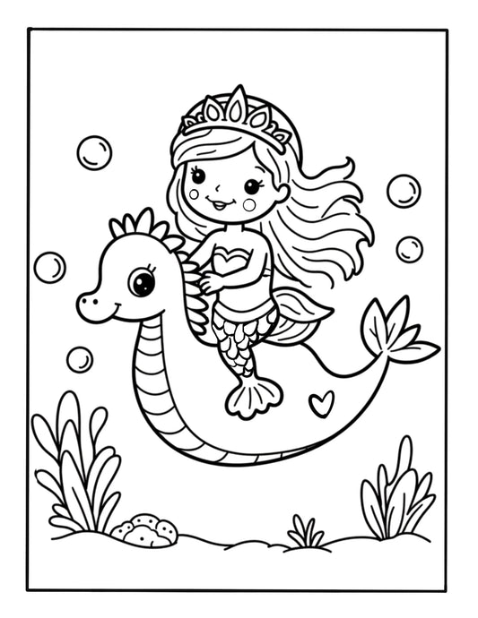 Ocean Fun: Coloring Book