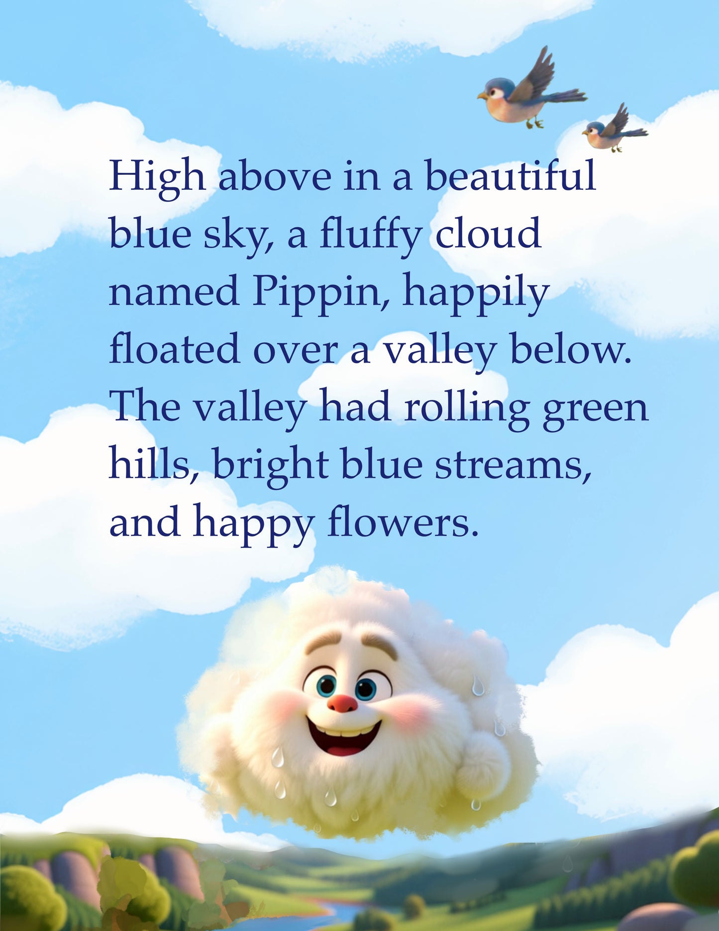 Pippin The Joy Cloud  - Storybook (Ages 1-8yrs)