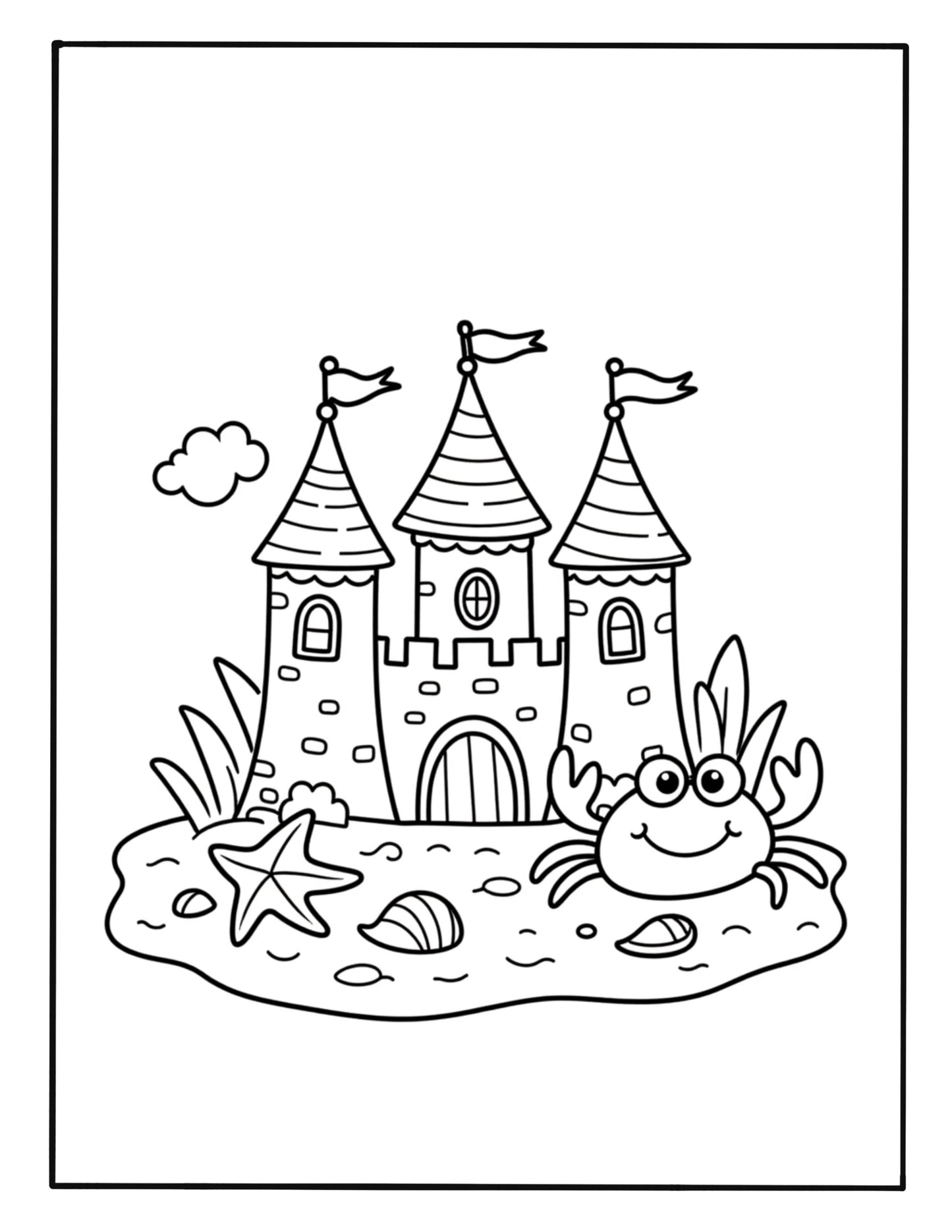 Ocean Fun: Coloring Book