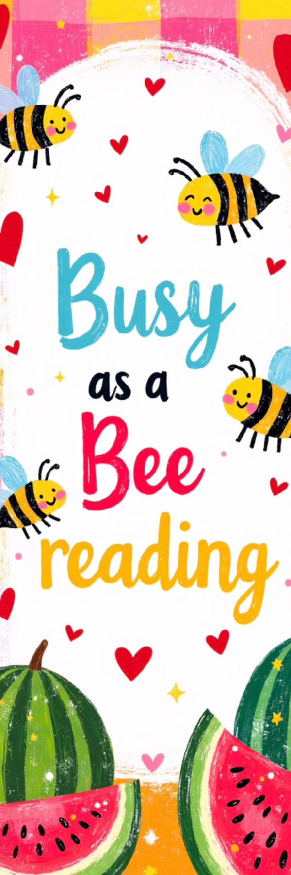 Busy as a Bee (SET OF THREE BOOKMARKS)