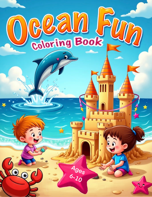 Ocean Fun: Coloring Book