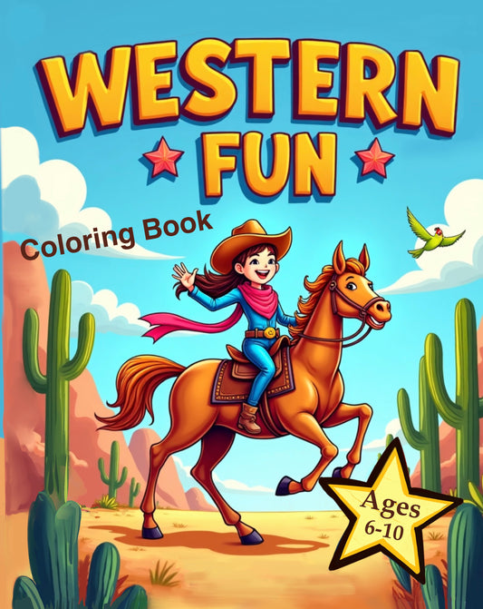 Western Fun: Coloring Book